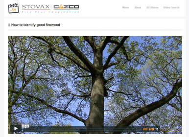 How to identify good firewood video from Stovax.tv